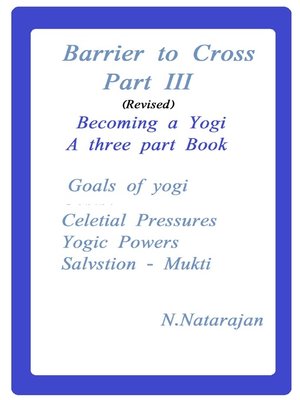 cover image of Barriers to Cross. Becoming a Yogi